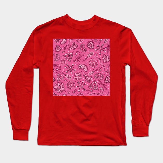 Microbes Long Sleeve T-Shirt by chayground